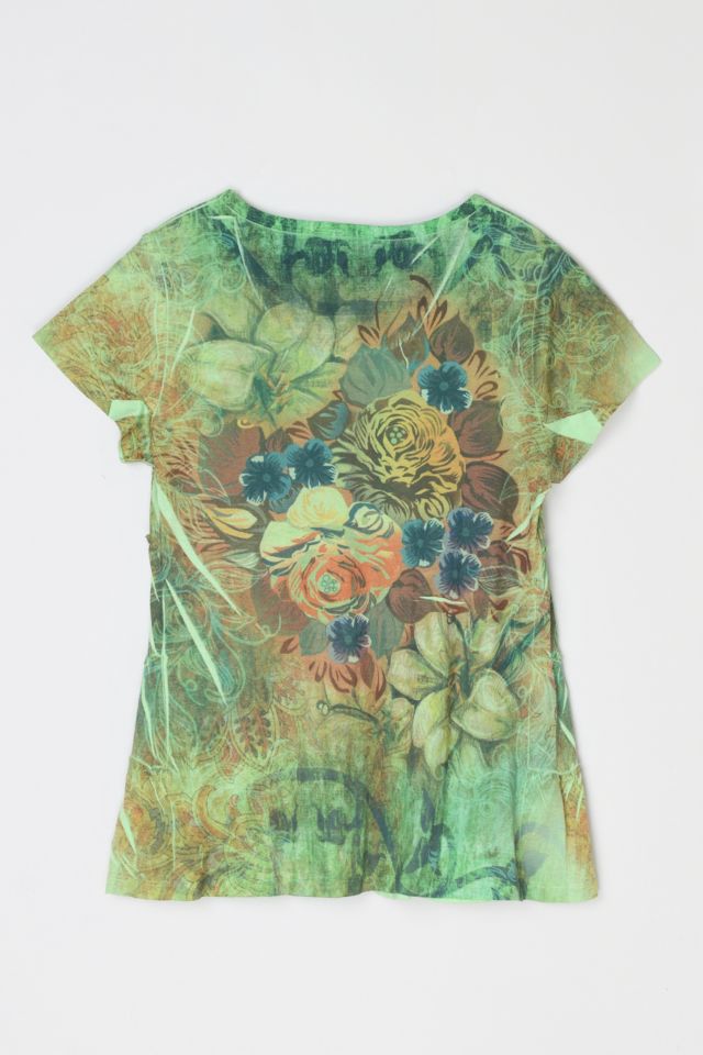 Vintage Y2k Printed Tiered Top #2