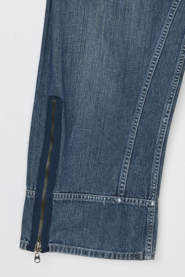 Vintage Y2k Wide Leg Cropped Jeans #1