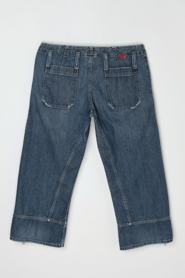 Vintage Y2k Wide Leg Cropped Jeans #3