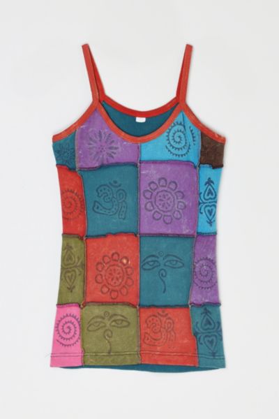 Vintage 90s Patchwork Tank Top