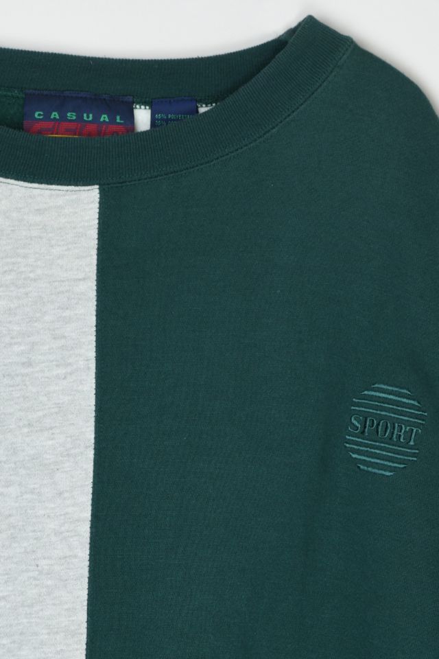 Vintage 90s "Sport" Colorblock Sweatshirt #1