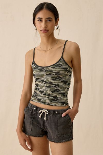 Micro-shorts en coton à enfiler Rigby BDG