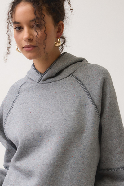 UGG Classic Whipstitch Detail Hoodie Sweatshirt