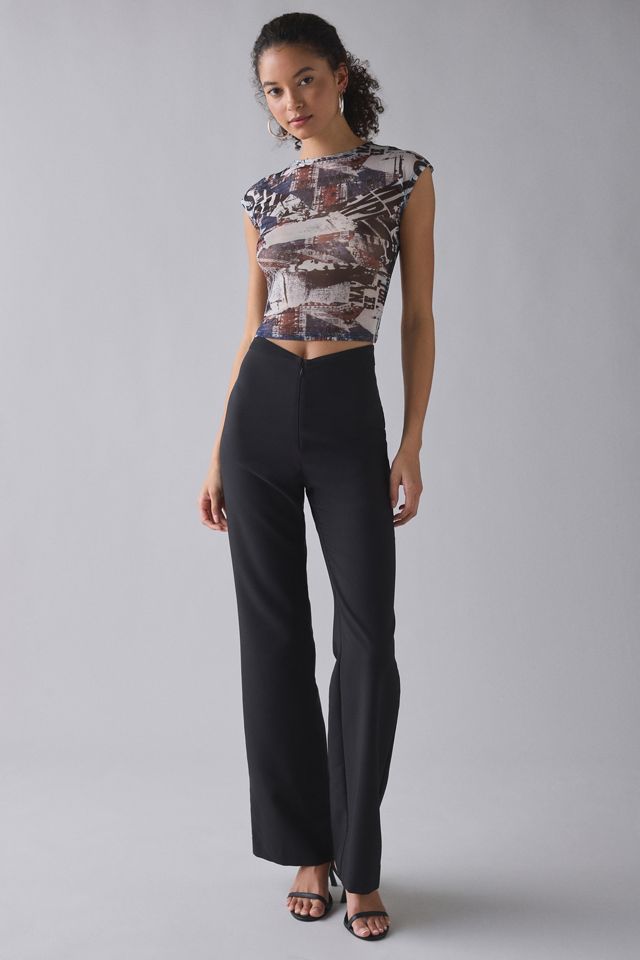 UO Rea Short Sleeve Sheer Mesh Baby Tee #3