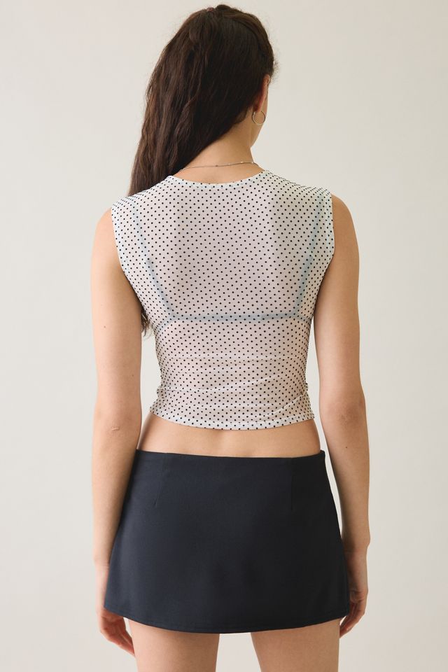 T-shirt bébé UO Rea à manches courtes en maille transparente #3