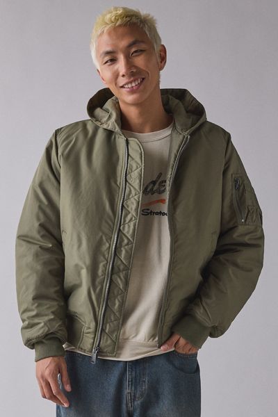 ジャケット・アウター NEIGHBORHOOD L-2 FLIGHT JACKET Alpha Industries Men's L-2B Flex Flight Jacket, Sage, S at Amazon