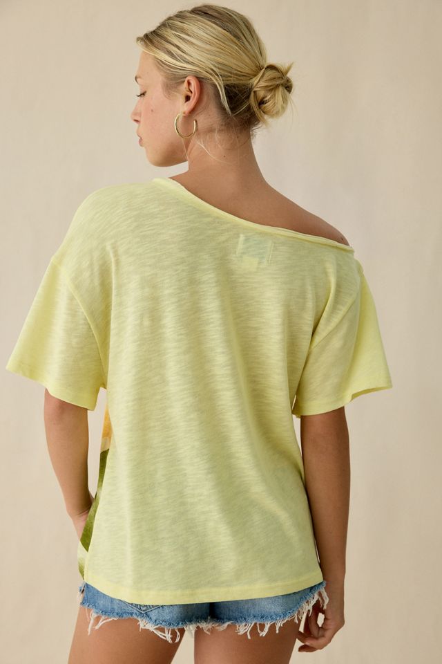 BDG Courtney Graphic Off-The-Shoulder Oversized Tee #2