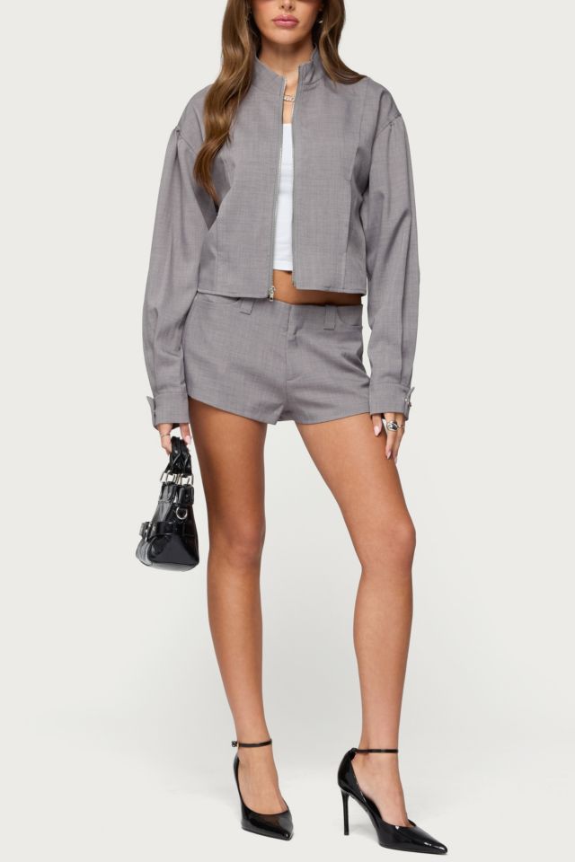 Edikted Roshelle Tailored Shorts #4