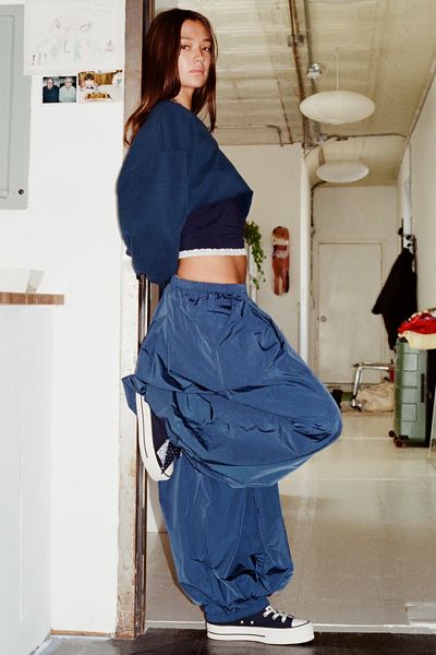 I.AM.GIA Xenia Lace-Up Faux Suede Flare Pants | Urban Outfitters