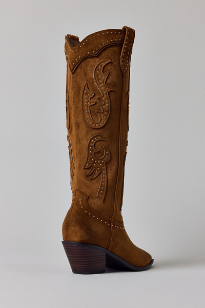 Azalea Wang Etienne Faux Suede Cowboy Boot
