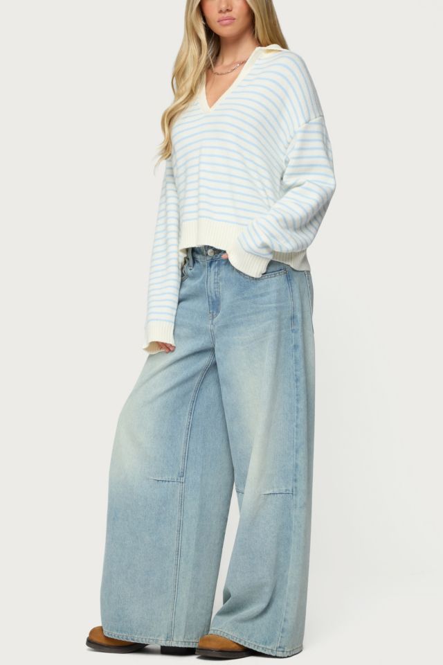 Edikted Copenhagen Oversized Striped Sweater #1