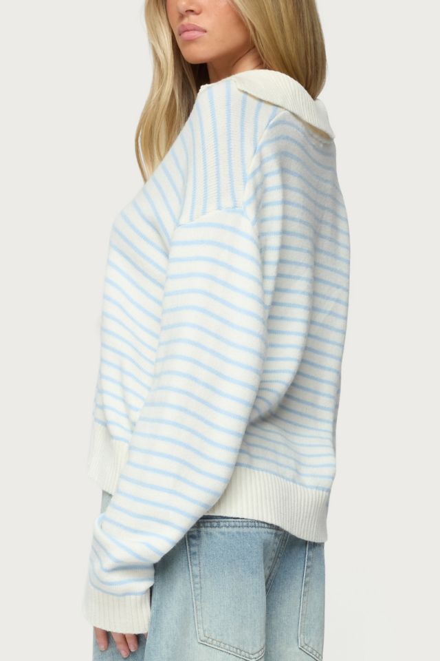 Edikted Copenhagen Oversized Striped Sweater #4