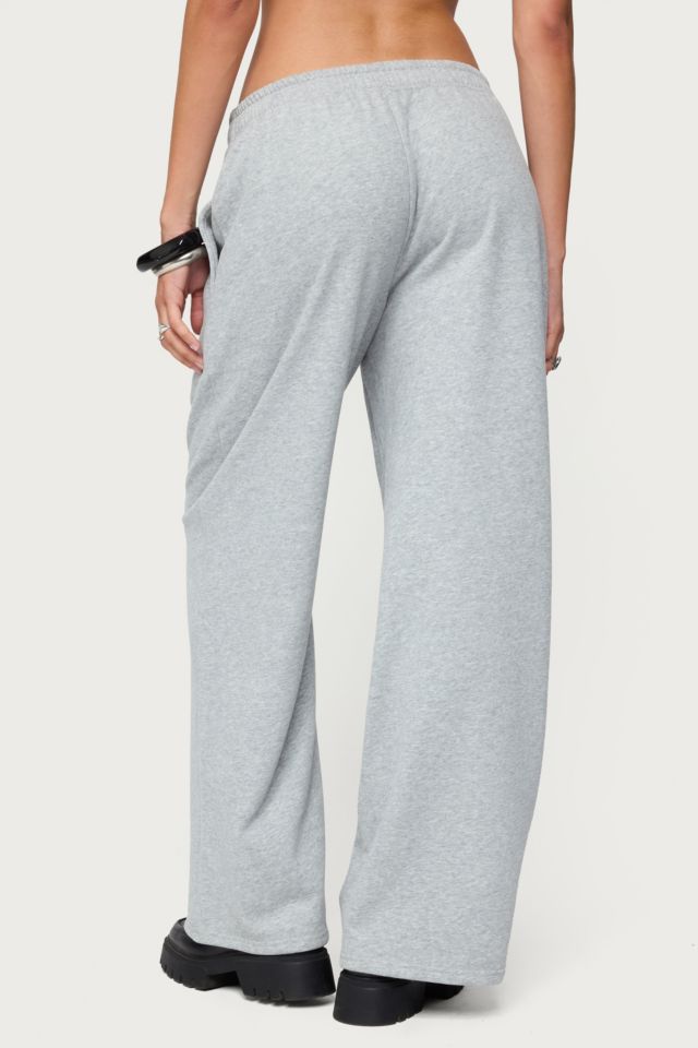 Edikted Lorelle Wide Leg Sweatpants #4