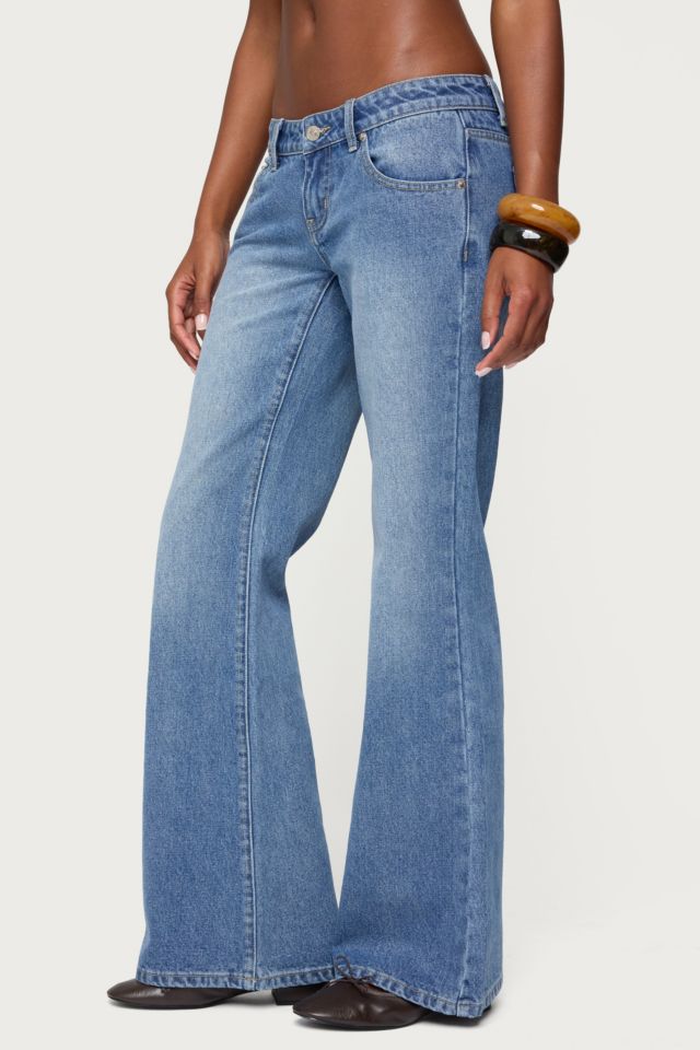Edikted Kiarah Low Rise Flared Jeans #2