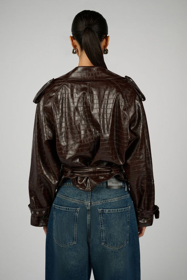 WeWoreWhat Cropped Moto Jacket #4