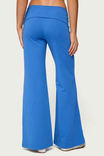 Edikted Wide Leg Fold Over Pants