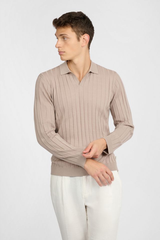 Onia Extra Fine Merino Wool Johnny Collar Polo #1