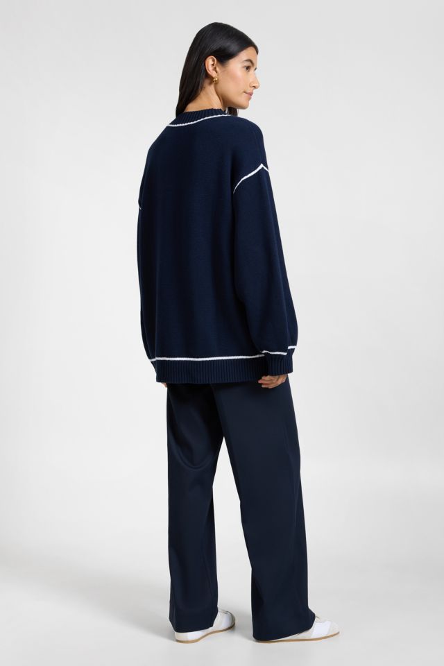 Onia Cotton Oversized Mock Neck Sweater #2