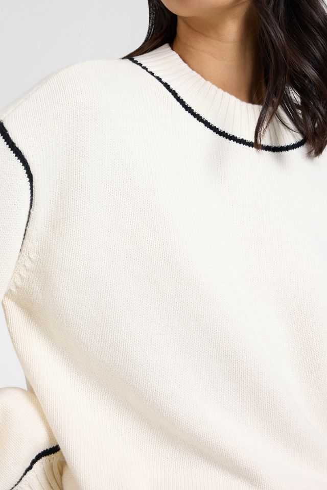 Onia Cotton Oversized Mock Neck Sweater #1