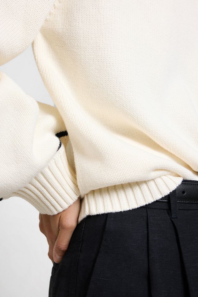 Onia Cotton Oversized Mock Neck Sweater #2