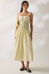 Kiss The Sky Jules Seersucker Shirred Drop Waist Maxi Dress | Urban  Outfitters
