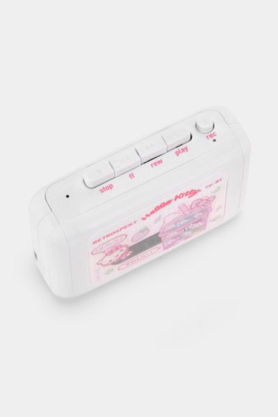 Hello Kitty Strawberry Kawaii CP-81 Portable Cassette Player