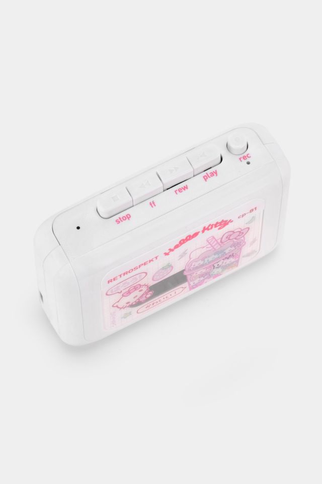 Hello Kitty Strawberry Kawaii CP-81 Portable Cassette Player #2