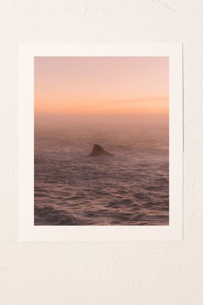Evan Tetreault Sunset Wave Art Print
