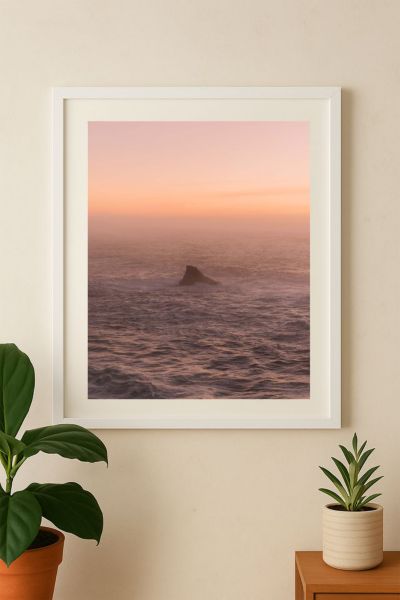 Evan Tetreault Sunset Wave Art Print