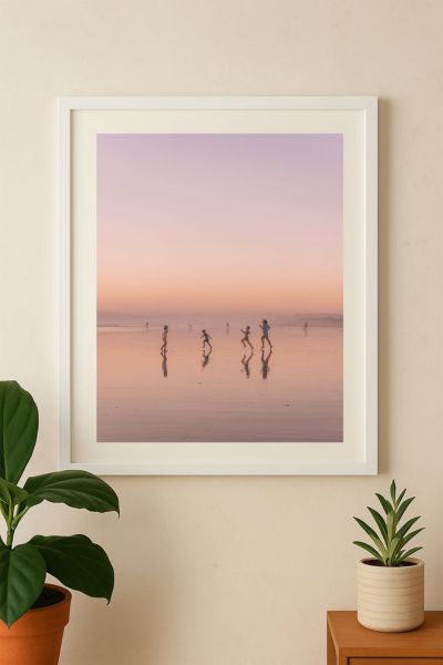 Evan Tetreault Beach At Dusk Art Print