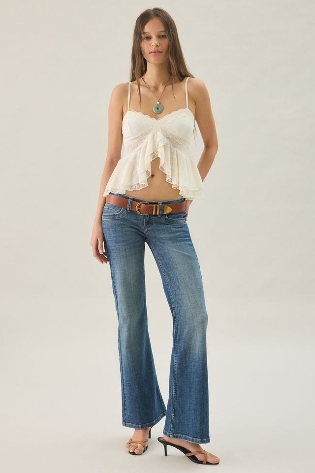 Kimchi Blue Ella Flyaway Ruffle Lace Trim Cami #1