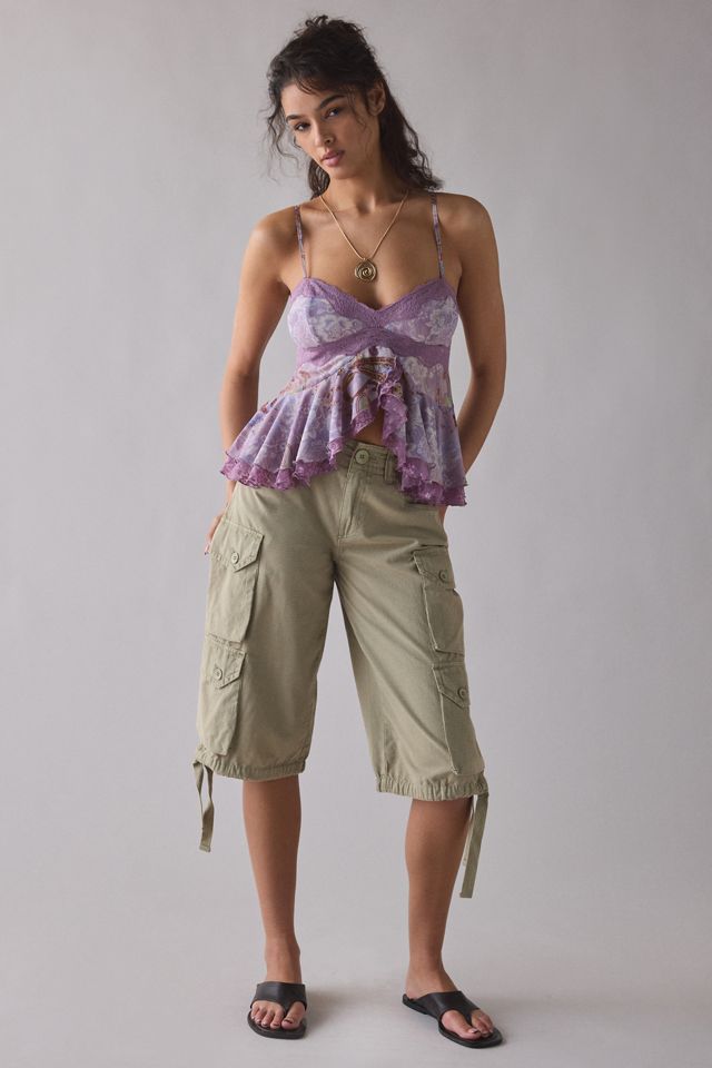 Kimchi Blue Ella Flyaway Ruffle Lace Trim Cami #3