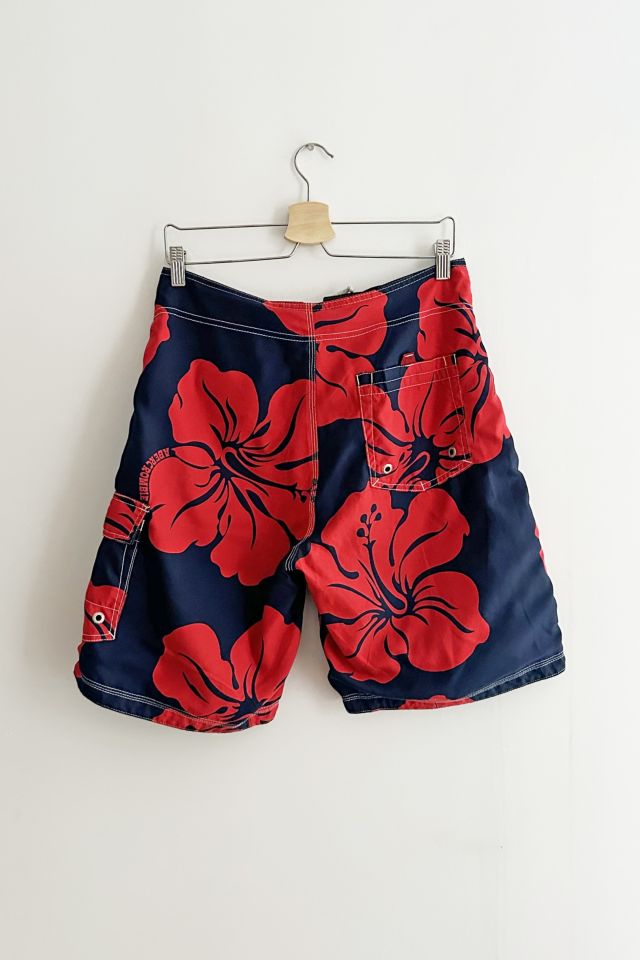 Vintage Y2K Ambercrombie & Fitch Hibiscus Floral Boardshorts #3
