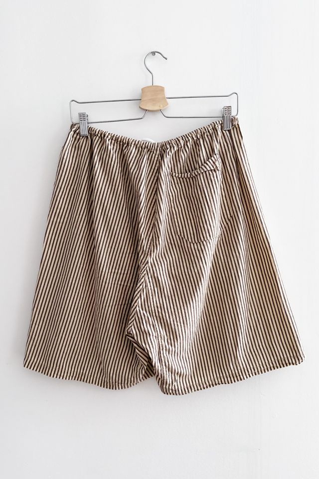 Connor McKnight Striped Baggy Cotton Shorts #2