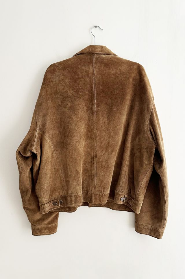 Vintage 90's GAP Suede Trucker Jacket #3
