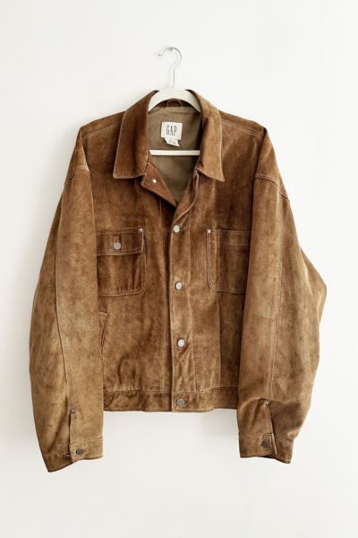 Vintage 90's GAP Suede Trucker Jacket