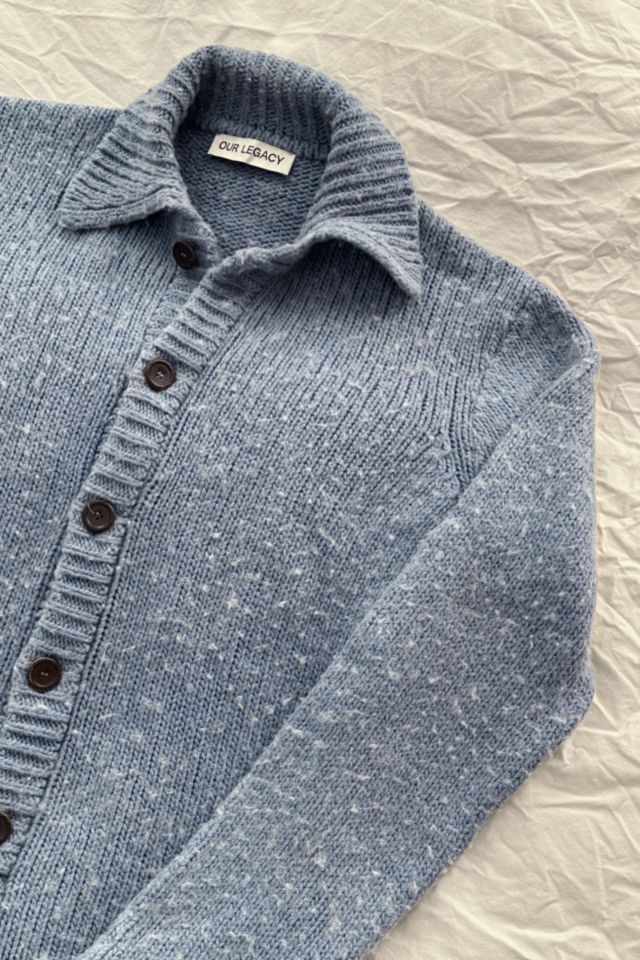 Our Legacy Dusty Blue Pilled Cardigan #2