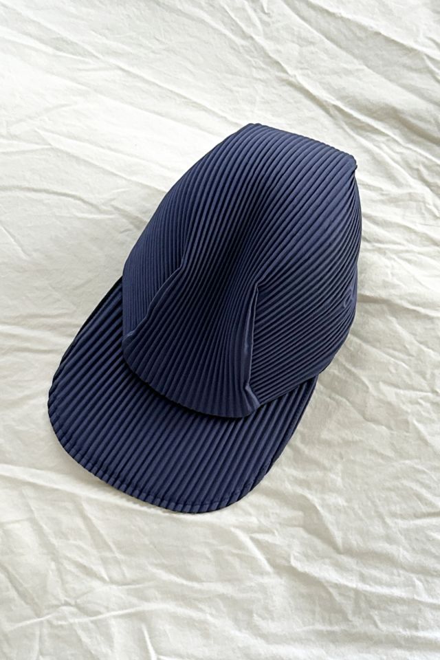 Issey Miyake Purple Pleated Hat #1