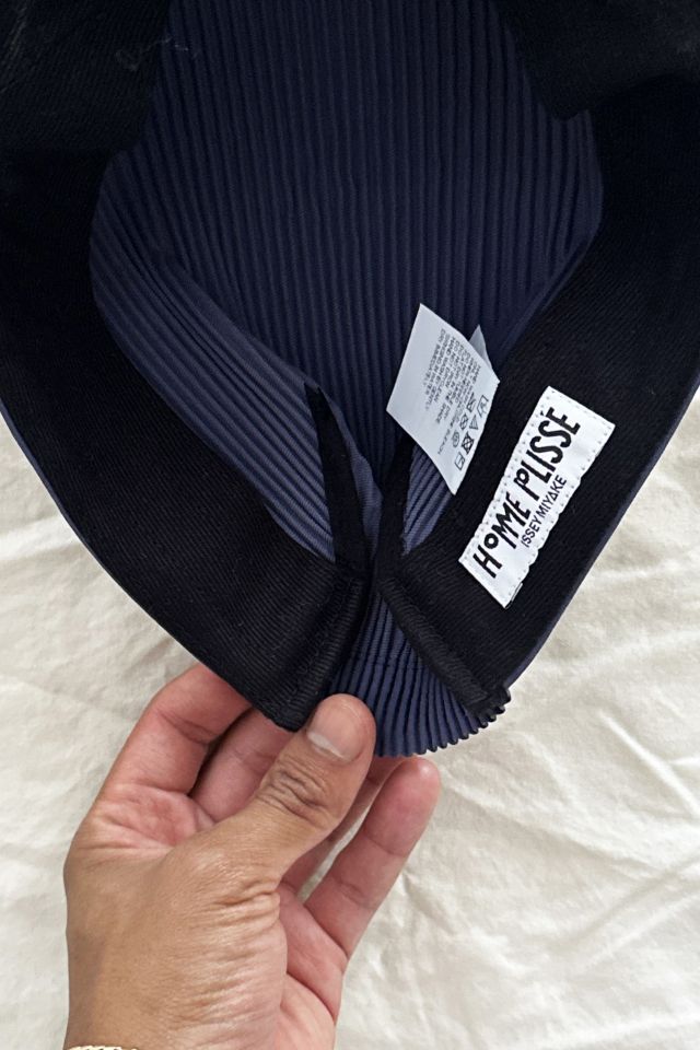 Issey Miyake Purple Pleated Hat #2