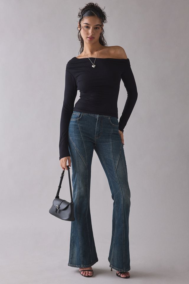 AFRM Bria Asymmetric Off-The-Shoulder Top #3