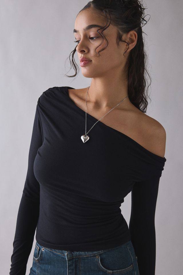 AFRM Bria Asymmetric Off-The-Shoulder Top #4
