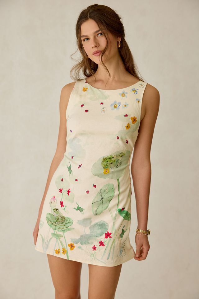 Kimchi Blue Shape Shifter Sleeveless Boatneck Mini Dress | Urban Outfitters