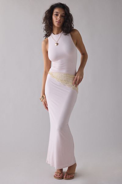 AFRM Casper Sleeveless High Neck Maxi Dress