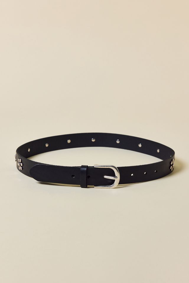 BDG In Bloom Flower Studded Leather Belt #2