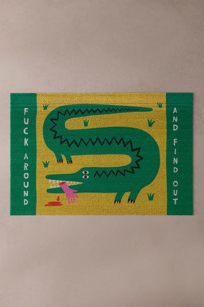 Aley Wild F Around And Find Out Doormat