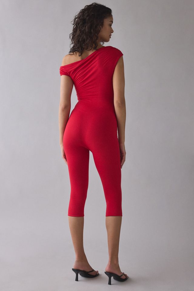 AFRM Gina Asymmetric Off-The-Shoulder Catsuit #3