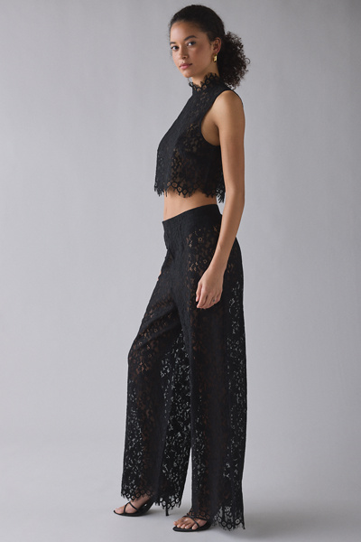 AFRM Pamela Sheer Lace Wide Leg Pant