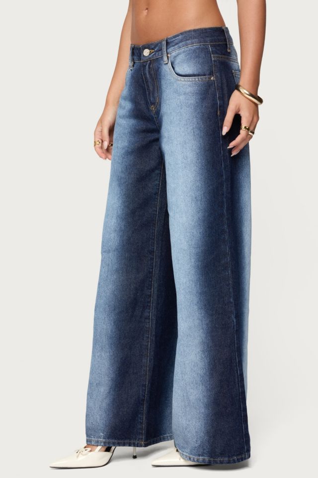 Edikted Ema Bleach Washed Low Rise Jeans #2