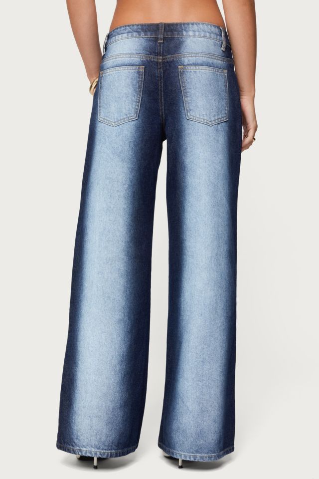 Edikted Ema Bleach Washed Low Rise Jeans #4