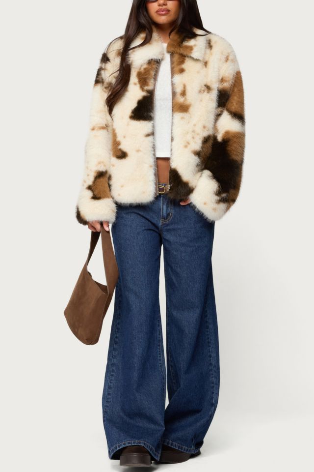 Edikted Raiyne Low Rise Wide Leg Jeans #1
